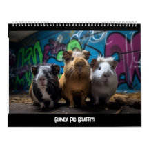 Guinea Pig Graffiti-Kalender