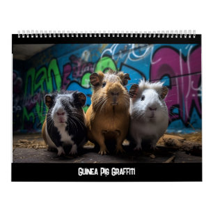 Guinea Pig Graffiti-Kalender Kalender