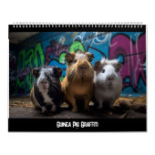 Guinea Pig Graffiti-Kalender Kalender (Titelbild)
