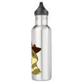 Guinea Pig Halloween Hexe Edelstahlflasche (Rechts)