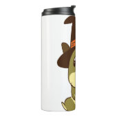 Guinea Pig Halloween Hexe Thermosbecher (Nach links gedreht)