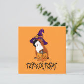 Guinea Pig Halloween Karte (Stehend Vorderseite)
