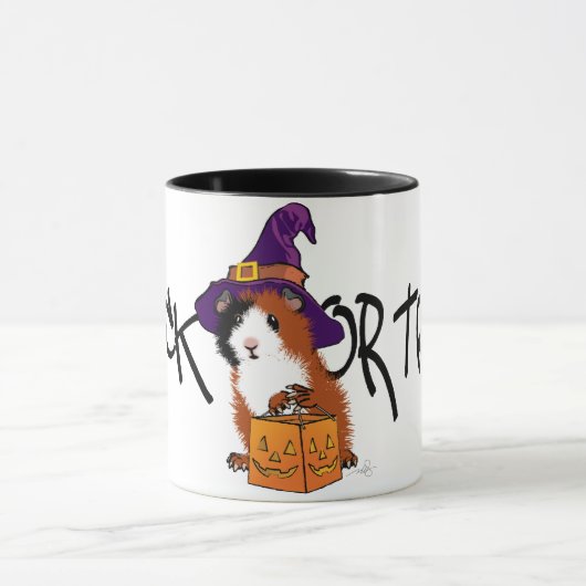 Guinea Pig Halloween Tasse (Zentrum)