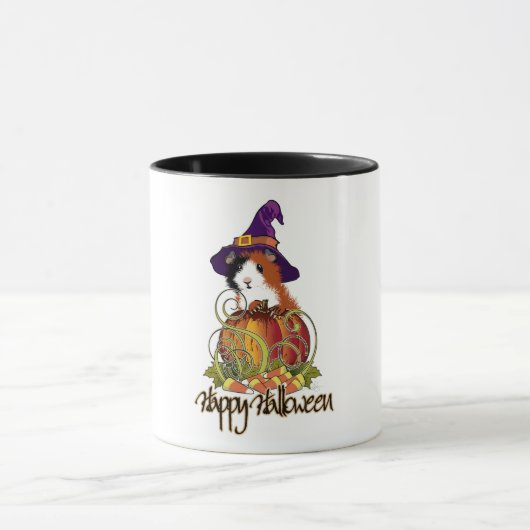 Guinea Pig Halloween Tasse (Zentrum)
