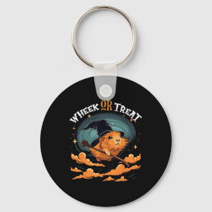 Guinea Pig Halloween Wheel oder Leckerei Funny Cav Schlüsselanhänger