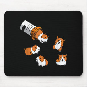 Guinea Pig Happy Pillen Guinea Pig Guinea Schweine Mousepad
