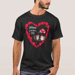 Guinea Pig Happy Valentine's Day Heart Balloons T-Shirt