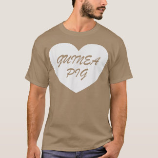 Guinea Pig Heart Apparel Unique Pigs Lover Design T-Shirt