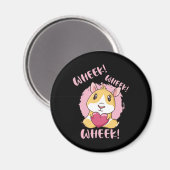Guinea Pig Heart Magnet (Vorderseite/Rückseite)