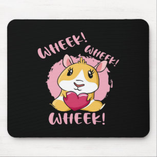 Guinea Pig Heart Wheel Niedliches Baby Pet Lover Mousepad