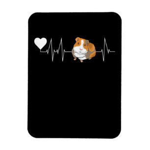 Guinea Pig Heartbeat Niedliches Cavy-Geschenk Magnet