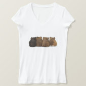 Guinea Pig Hintern T - SHIRT (Design vorne)