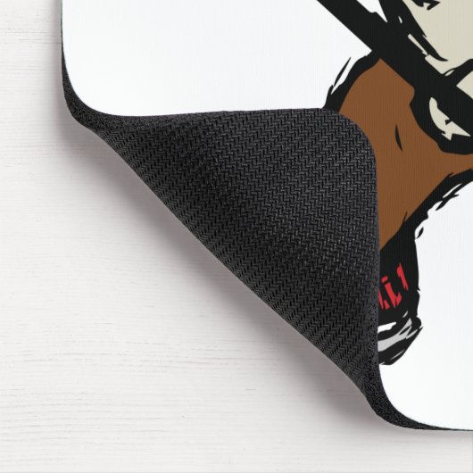 Guinea Pig Hockey Mousepad (Ecke)