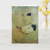 Guinea Pig Hug Geburtstag Karte (Gelbe Blume)