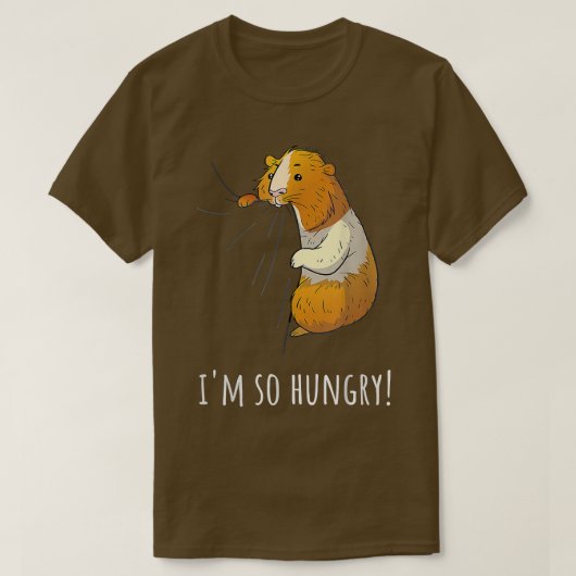 Guinea Pig I'm So Hungry T-Shirt (Design vorne)