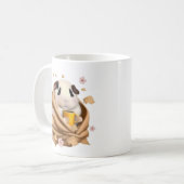 Guinea Pig In A Blanket, Autumn, Fall Guinea Pig  Kaffeetasse (Vorderseite Links)