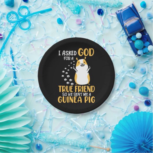 Guinea Pig ist ein echter Freund Pappteller (Party)