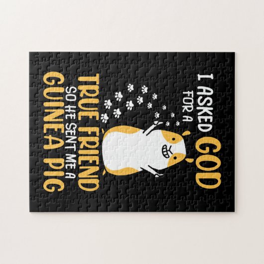 Guinea Pig ist ein echter Freund Puzzle (Horizontal)