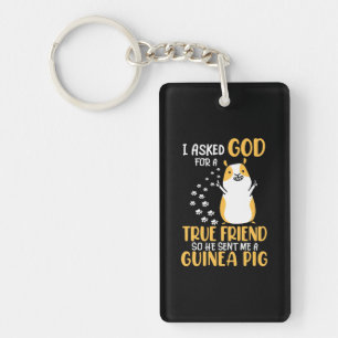 Guinea Pig ist ein echter Freund Schlüsselanhänger