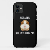 Guinea Pig Just A Girl Loves Wheek Case-Mate iPhone Hülle (Rückseite)