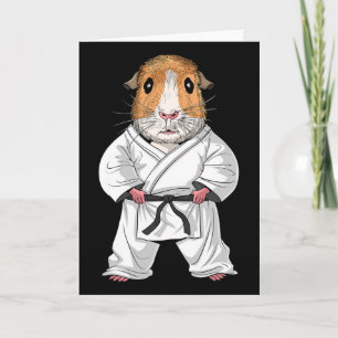 Guinea Pig Karate Ninja Jiu-jitsu Taekwondo Martia Karte