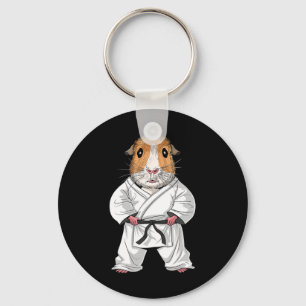 Guinea Pig Karate Ninja Jiu-jitsu Taekwondo Martia Schlüsselanhänger