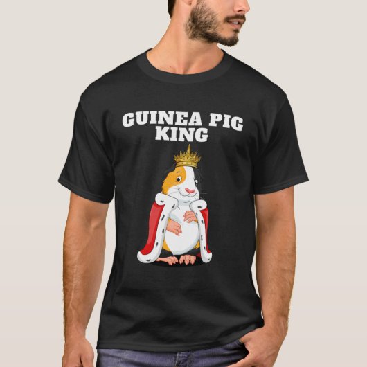 Guinea Pig King Boys Guinea Pig Tshirt Mens Guin (Vorderseite)