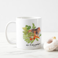 Guinea Pig Leek Carrot Salad Watercolor Pet Mug