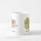 Guinea Pig Leek Carrot Salad Watercolor Pet Mug Kaffeetasse (Mittel)
