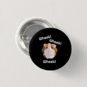 Guinea Pig Liebe Button (Vorne & Hinten)