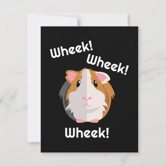 Guinea Pig Liebe Dankeskarte (Vorderseite)