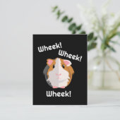 Guinea Pig Liebe Dankeskarte (Stehend Vorderseite)