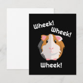 Guinea Pig Liebe Dankeskarte (Vorne/Hinten)