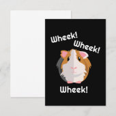 Guinea Pig Liebe Dankeskarte (Vorne/Hinten)