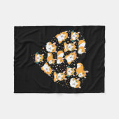 Guinea Pig Liebe Fleecedecke (Vorderseite (Horizontal))