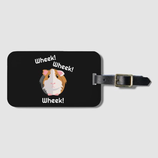 Guinea Pig Liebe Gepäckanhänger (Vorderseite (Horizontal))