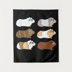 Guinea Pig Liebe Guinea Pig Wheek Wheek Füttre Wandteppich