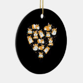 Guinea Pig Liebe Keramik Ornament (Rechts)