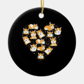 Guinea Pig Liebe Keramik Ornament (Vorne)