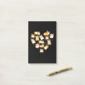 Guinea Pig Liebe Post-it Klebezettel (Auf Schreibtisch)