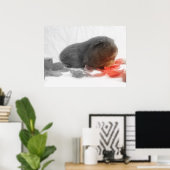 Guinea Pig Liebe Poster (Heimbüro)
