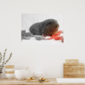 Guinea Pig Liebe Poster (Küche)