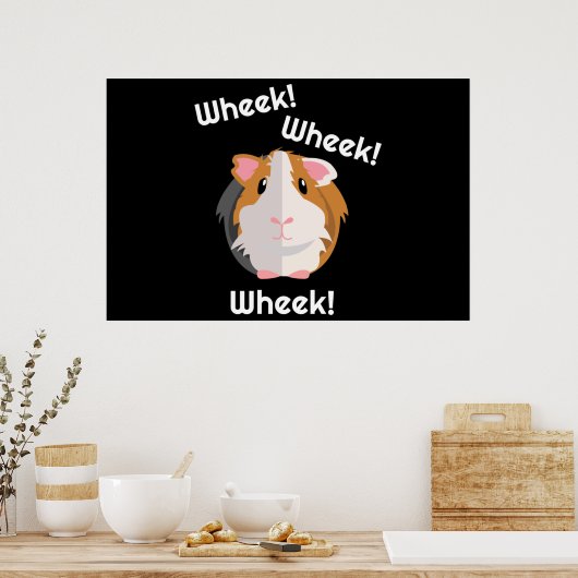Guinea Pig Liebe Poster (Küche)