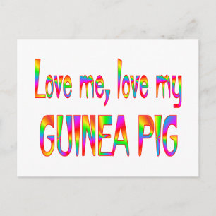 Guinea Pig Liebe Postkarte