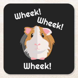 Guinea Pig Liebe Rechteckiger Pappuntersetzer