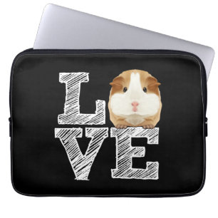 Guinea Pig Liebe Rodent Wheel Laptopschutzhülle
