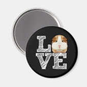 Guinea Pig Liebe Rodent Wheel Magnet (Vorderseite/Rückseite)