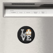 Guinea Pig Liebe Rodent Wheel Magnet (In Situ (Geschirrspüler))