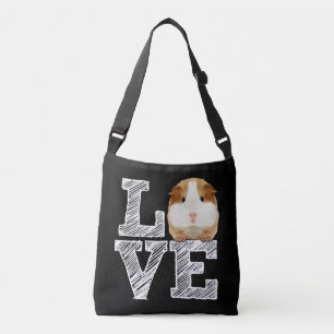 Guinea Pig Liebe Rodent Wheel Tragetaschen Mit Langen Trägern