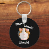 Guinea Pig Liebe Schlüsselanhänger (Vorderseite)